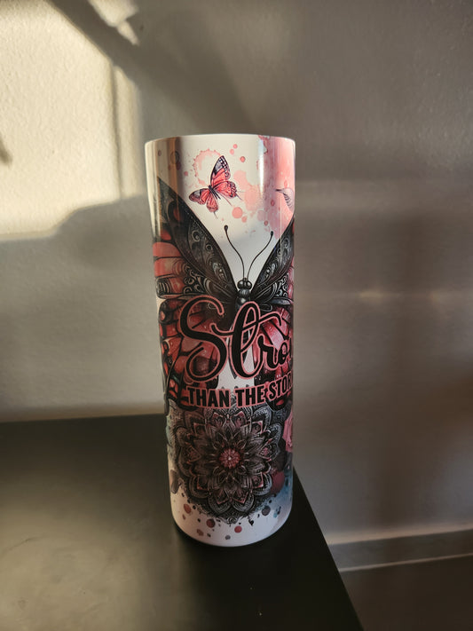 Stronger Butterfly Tumbler